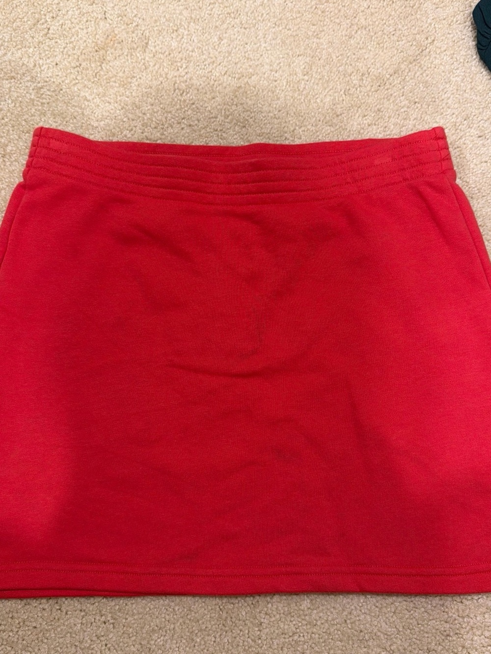 TNA Red Stretch Mini Skirt